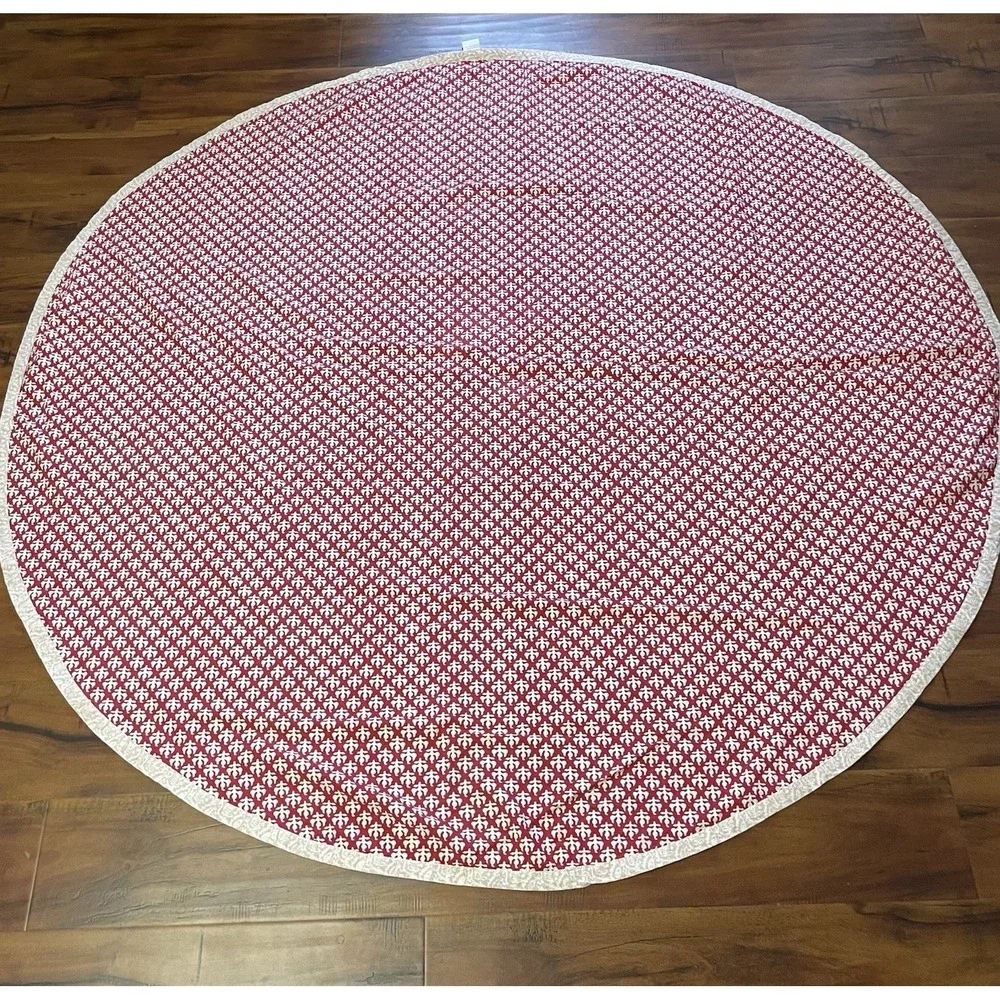 Williams Sonoma MCM Tablecloth Round 66